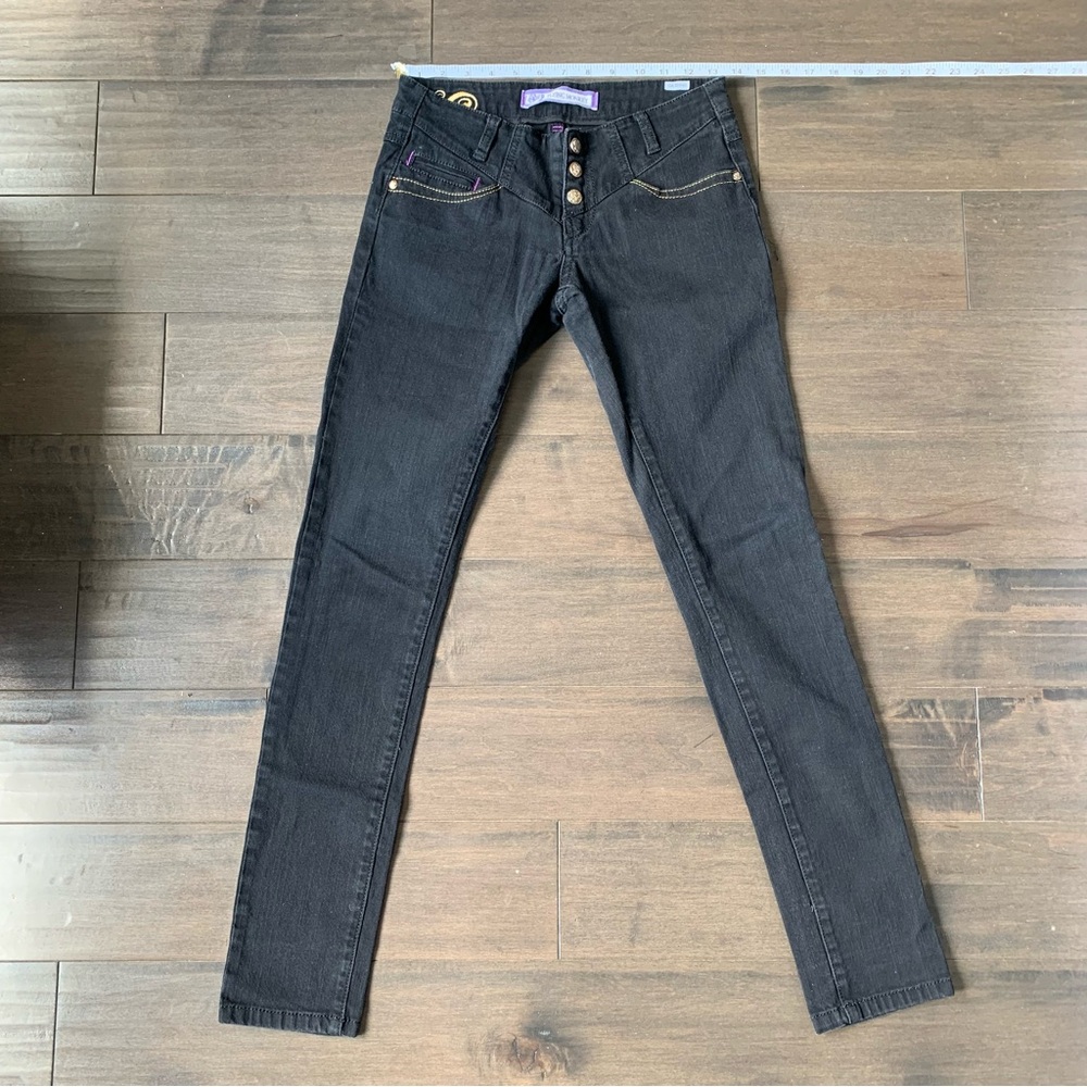 🤍Vintage Flying Monkey🤍 low waisted skinny jeans black